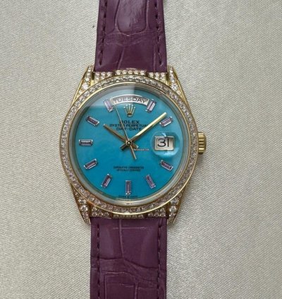 Rolex Day-date With Diamonds 128458tbr-0002
