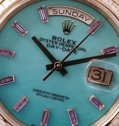 Rolex Day-date With Diamonds 128458tbr-0002