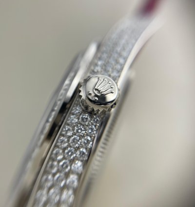 Rolex Day-date With Diamonds Jade Dial 128459tbr