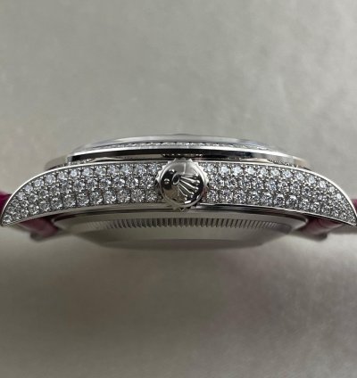Rolex Day-date With Diamonds Jade Dial 128459tbr