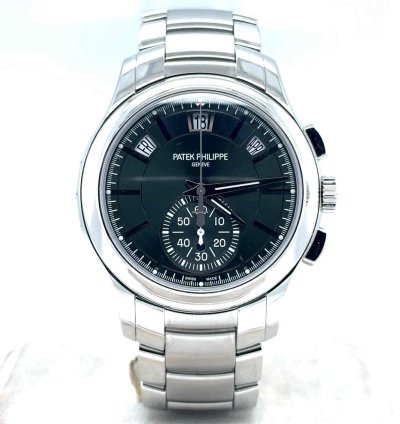 Patek Philippe Annual Calendar Chronograph Complications 42mm Automatic Green Dial Men Watch 5905 1a-001