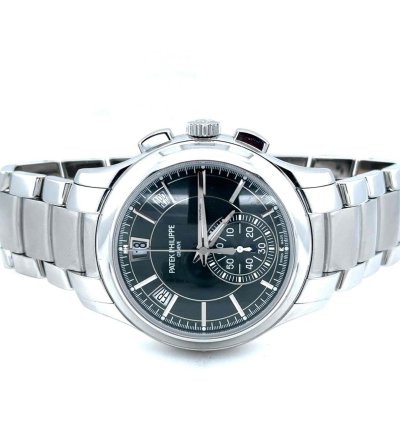 Patek Philippe Annual Calendar Chronograph Complications 42mm Automatic Green Dial Men Watch 5905 1a-001