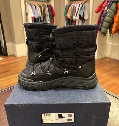 Christian Dior Nylon Oblique Snow Boot