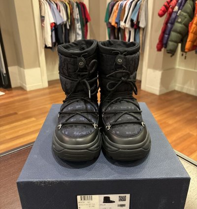 Christian Dior Nylon Oblique Snow Boot