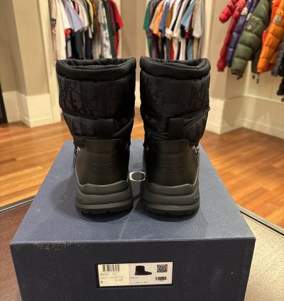 Christian Dior Nylon Oblique Snow Boot