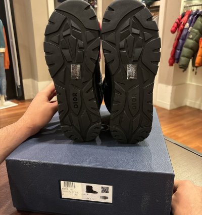 Christian Dior Nylon Oblique Snow Boot