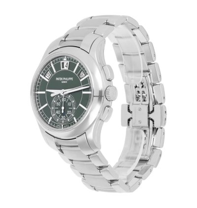 Patek Philippe Annual Calendar Chronograph Complications 5905 1a-001 Stainless Steel Watch Green Dial 2021