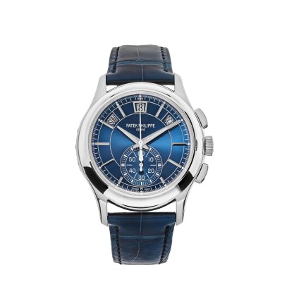 Patek Philippe Annual Calendar Chronograph Complications 5905p-001 Platinum Blue Dial Annual Calendar 2019