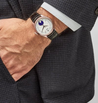 Rolex Cellini Moonphase 50535 Rose Gold White Dial Moon Phase