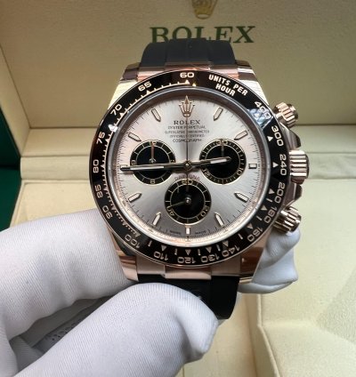 Rolex Daytona 2025 New Daytona Everose Gold Sundust Oysterflex