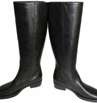 Christian Dior Runway Diorodeo Riding Boots Black Leather