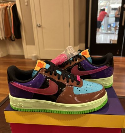 Nike Air Force 1 Low Sp Undefeated Multi Patent Pink Prime