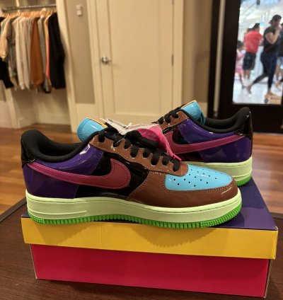 Nike Air Force 1 Low Sp Undefeated Multi Patent Pink Prime