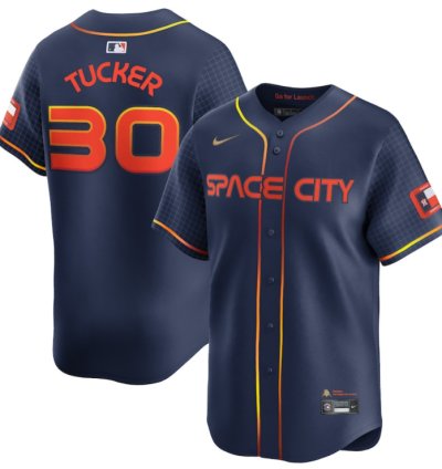 Kyle Tucker 30 Houston Astros City Connect Limited Men Jersey - Navy