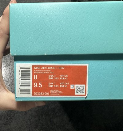Nike Air Force 1 Low Tiffany Co 1837 Size 8