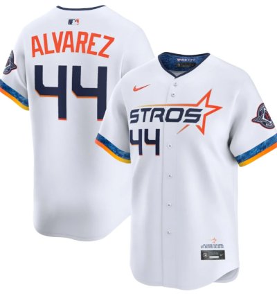 Yordan Álvarez 44 Houston Astros 2025 City Connect Limited Player Men Jersey - White
