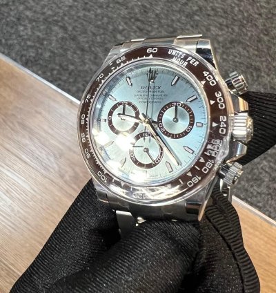 Rolex Daytona 2025 New Daytona Platinum Ice Blue Dial