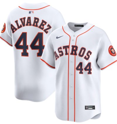 Yordan Alvarez 44 Houston Astros Home Limited Player Men Jersey - White