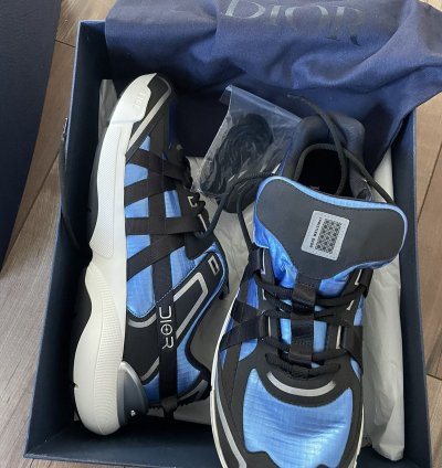 Christian Dior Sorayama B24 Runtek Blue Sneakers