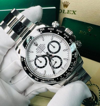 Rolex Daytona 2025 New Daytona White Panda New Model