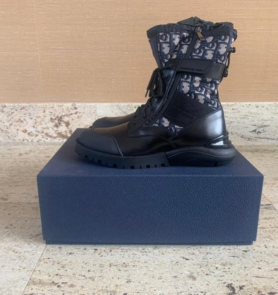 Combat High Boots In Black