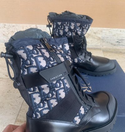 Combat High Boots In Black