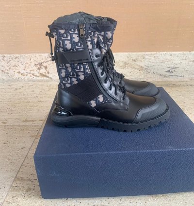 Combat High Boots In Black