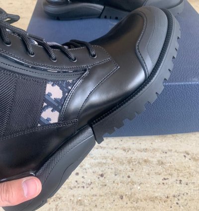 Combat High Boots In Black