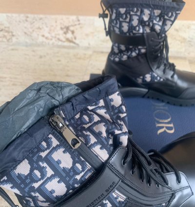 Combat High Boots In Black