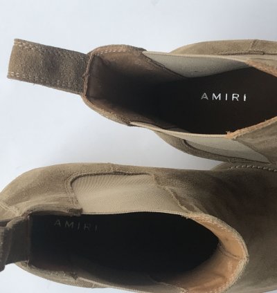 Crepe Suede Point-toe Chelsea Boots