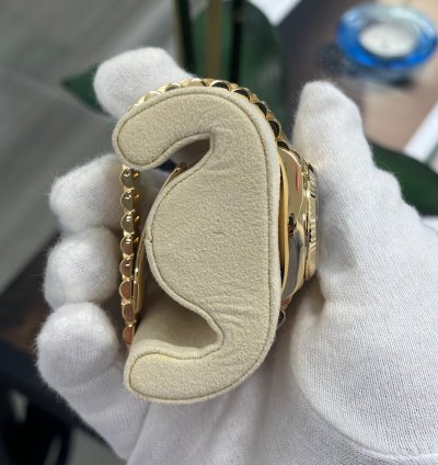 Rolex Datejust 31 2024 Rolex Datejust 31 Yellow Gold - Olive Green Diamond Dial - President Box And Papers