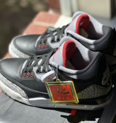 Nike Air Jordan 3 Retro Og Black Cement