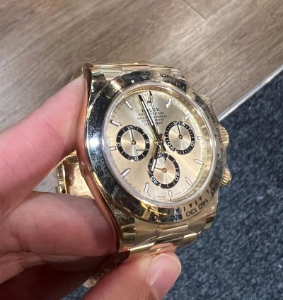 Rolex Daytona 2025 New Daytona Yellow Gold Champagne Golden Dial