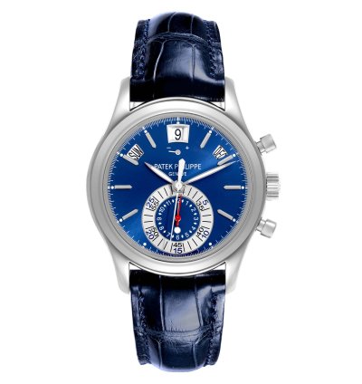 Patek Philippe Annual Calendar Chronograph Complications Annual Calendar Platinum Chronograph Mens Watch 5960p