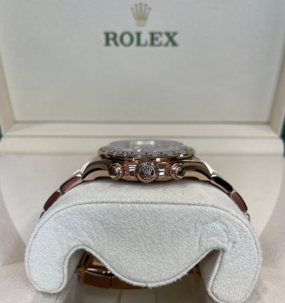 Rolex Daytona rose Gold Black Diamond Dot Dial