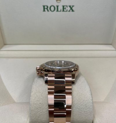 Rolex Daytona rose Gold Black Diamond Dot Dial