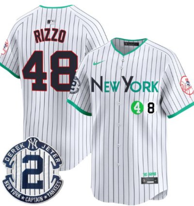 Anthony Rizzo Jersey 48 New York Yankees City Connect Vapor Premier Limited Stitched Pinstripe