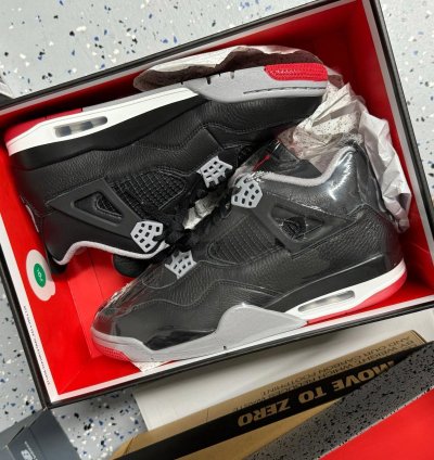 Nike Air Jordan 4 Retro Bred Reimagined - Size 10 5 Men