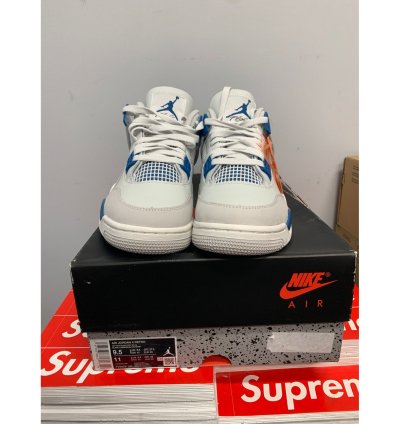 Nike Air Jordan 4 Retro Military Blue 2024 Size 9 5 New