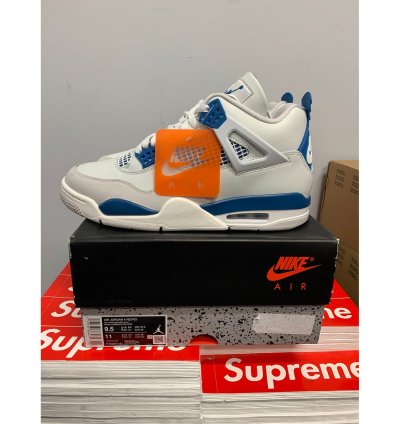 Nike Air Jordan 4 Retro Military Blue 2024 Size 9 5 New