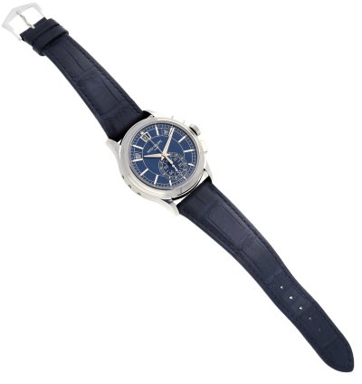 Patek Philippe Annual Calendar Chronograph Complications Annual Calendar Platinum Watch 5905 Box Papers