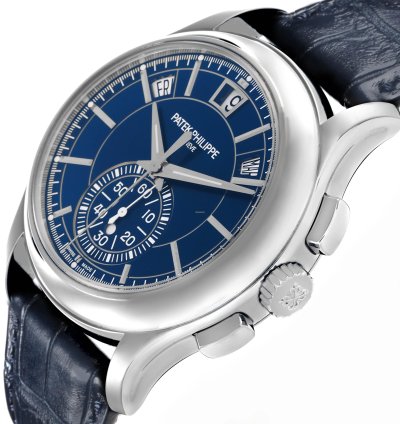 Patek Philippe Annual Calendar Chronograph Complications Annual Calendar Platinum Watch 5905 Box Papers