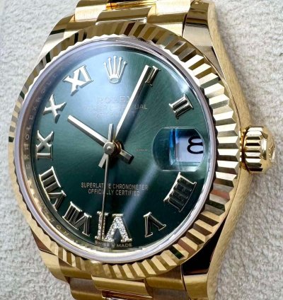 Rolex Datejust 31 278278 31mm Yellow Gold Olive Diamond Vi Dial 2024