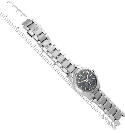 Patek Philippe Annual Calendar Chronograph Complications Annual Calendar Steel Mens Watch 5905 Box Papers