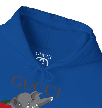 Gucci Elephant Blue Hoodie - Size Usa