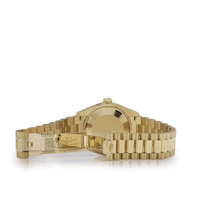 Rolex Datejust 31 278278 Ladies Yellow Gold Diamond Green Dial President 2023