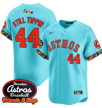 Still Tippin Jersey 44 Houston Astros X El Tiempo Cantina Vapor Premier Limited Stitched Team