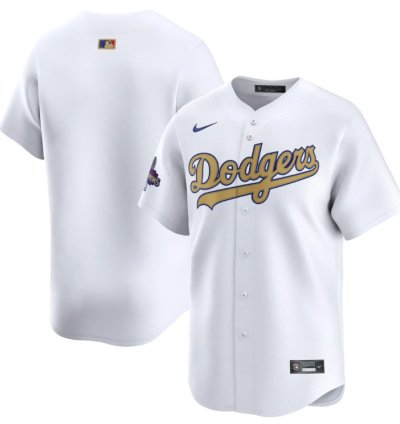 Los Angeles Dodgers 2025 Gold Collection Limited Men Jersey - White