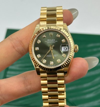 Rolex Datejust 31 278278g Green