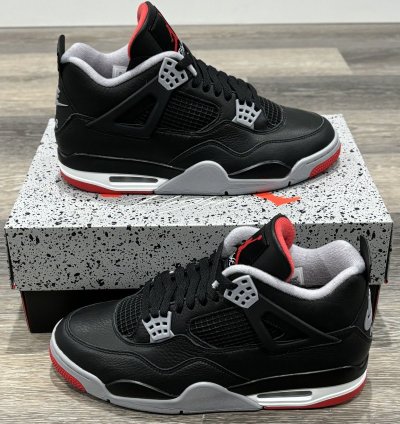 Nike Air Jordan Retro 4 Bred Reimagined